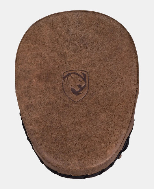 Vintage leather High Performance Focus Mitts for Boxing Training