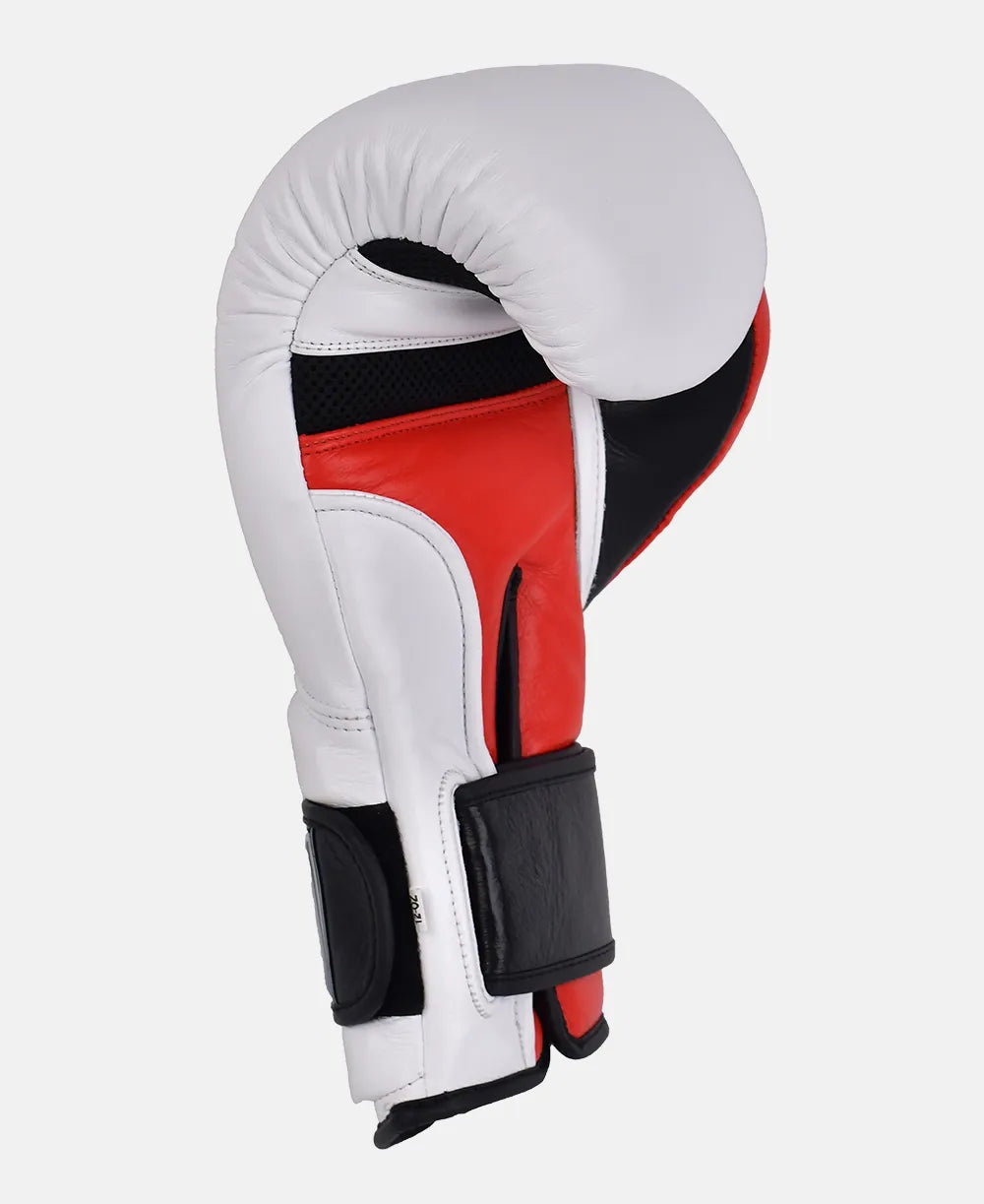 Get White Boxing Gloves – Premium Genuine Leather Training Gloves