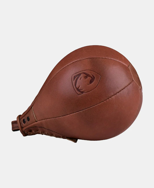 Vintage Leather Speed Bag for Punching Accuracy and Speed Training