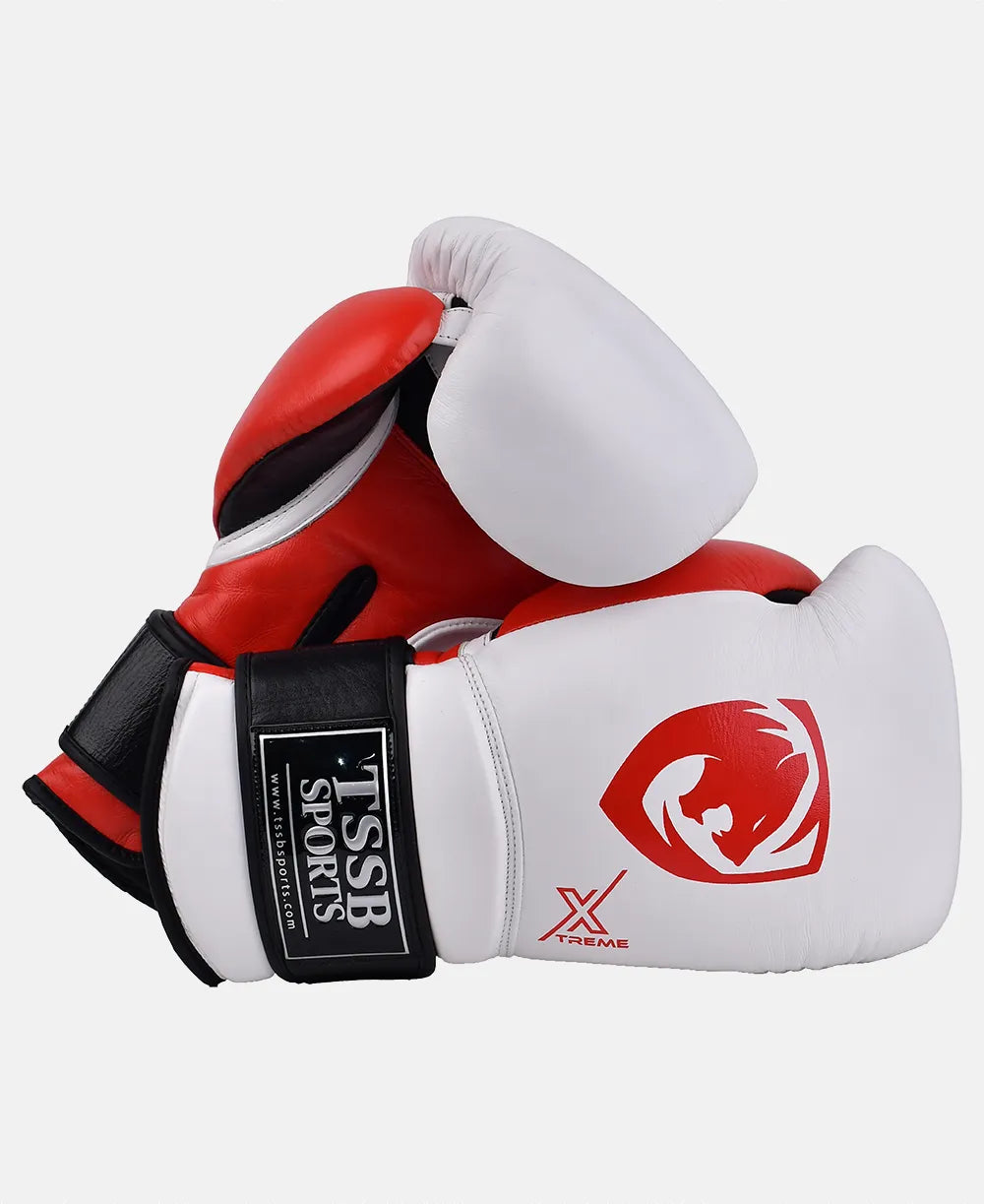 Get White Boxing Gloves – Premium Genuine Leather Training Gloves