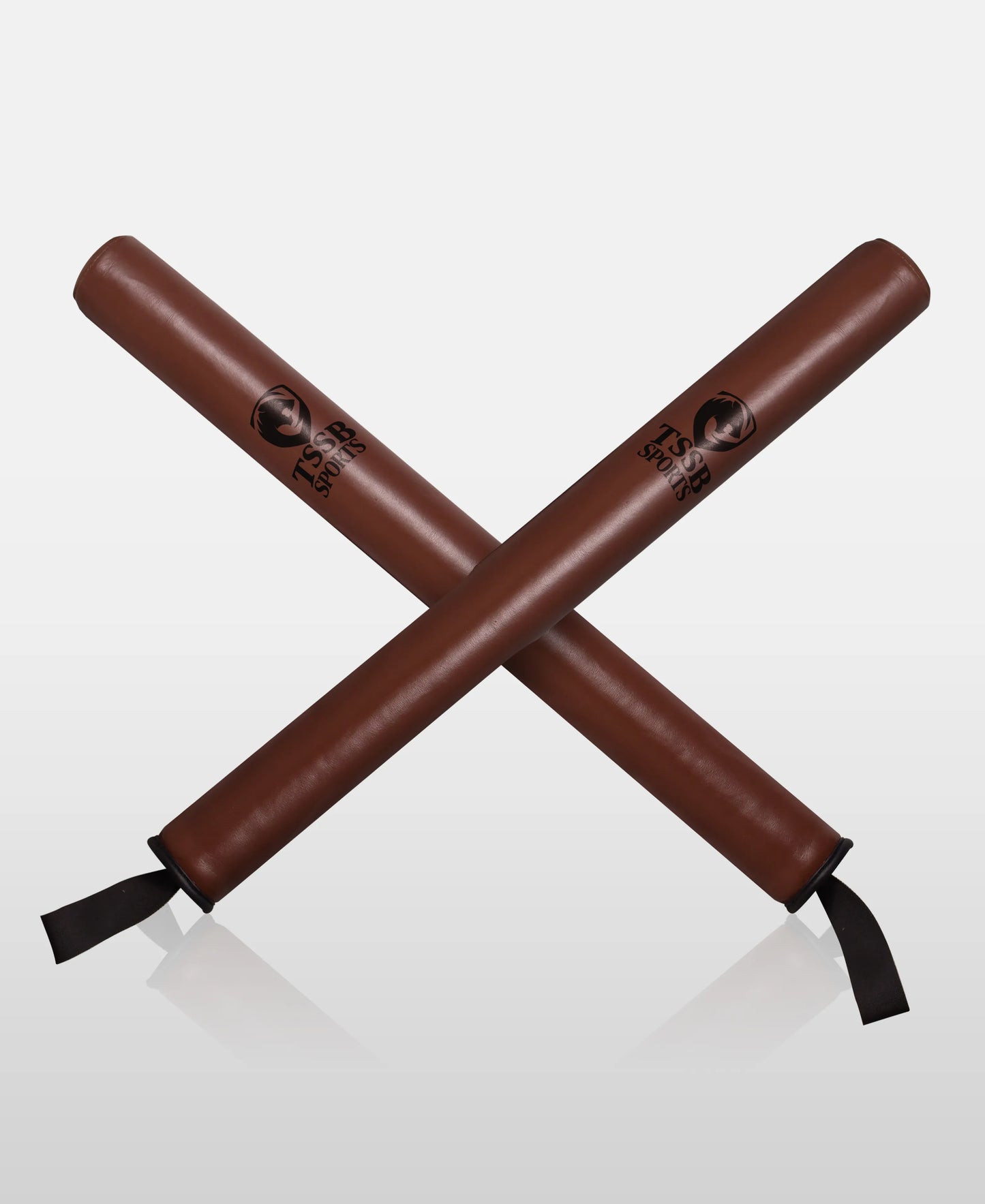 Vintage-Style Genuine Leather Boxing Sticks with Reinforced PU Piping
