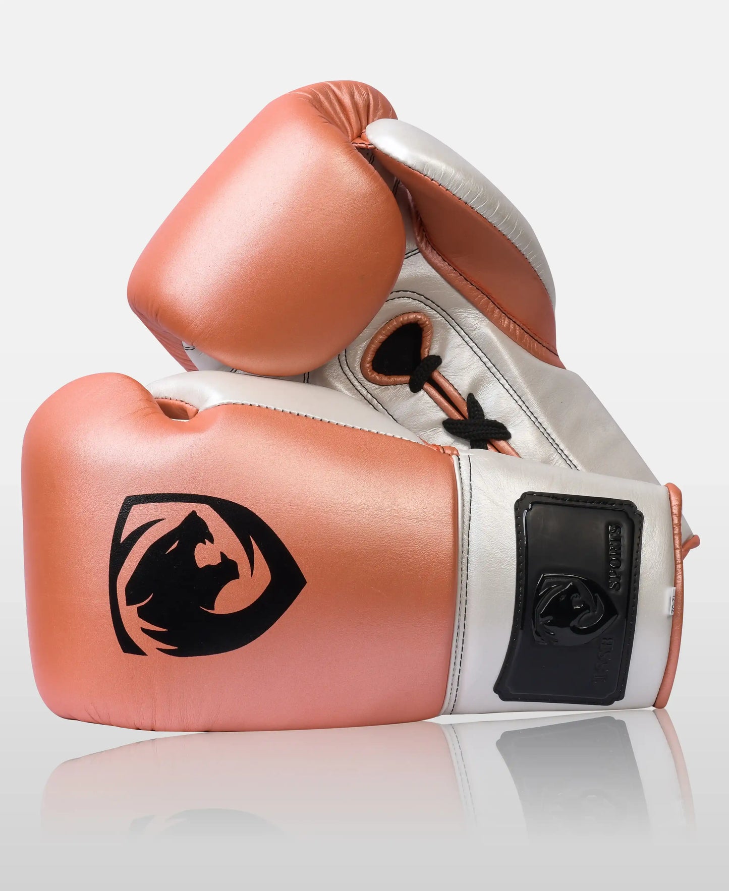 Elite Rose Pearl Leather Fighting Gloves – Durable & Stylish for Boxing