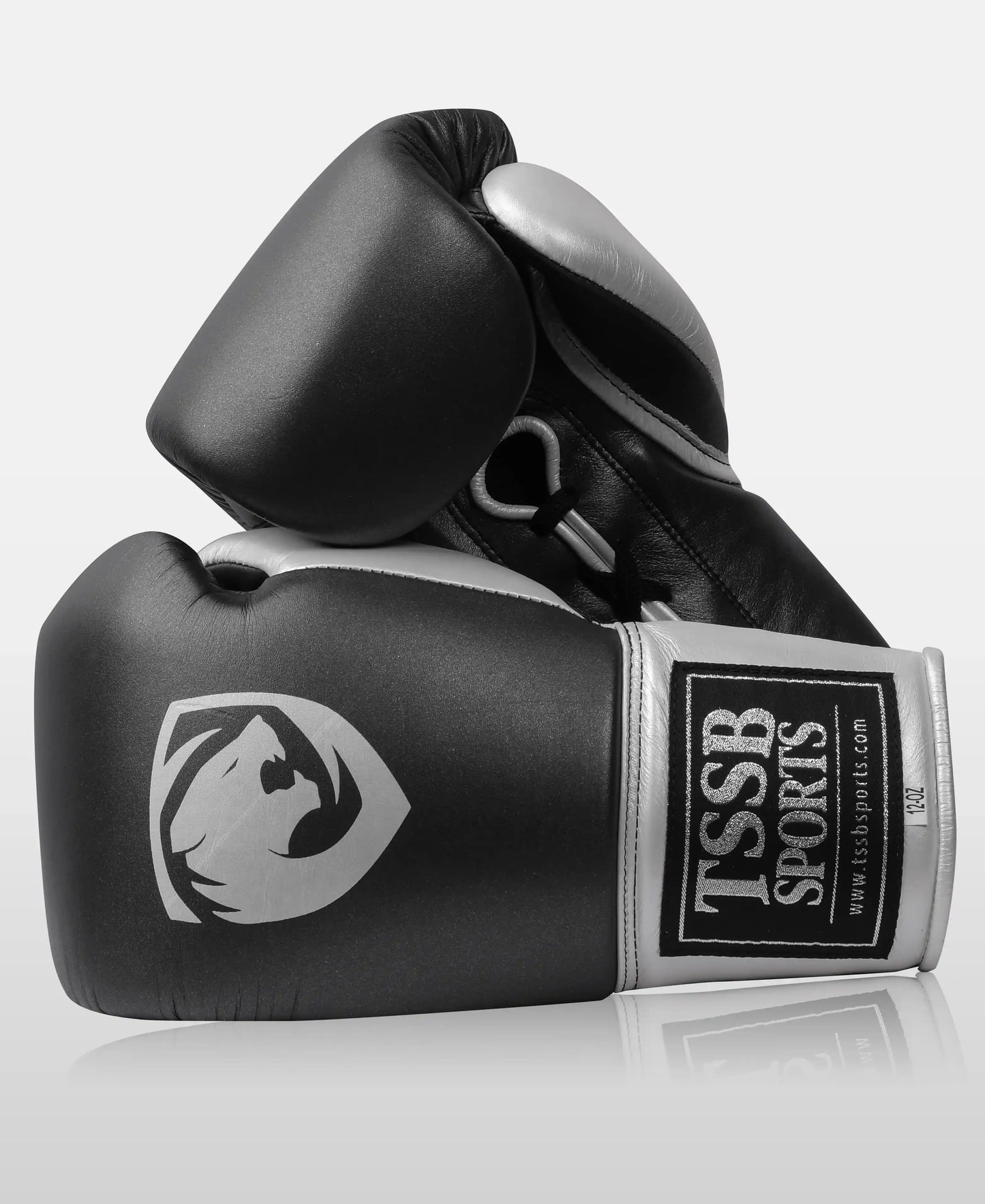 Professional Black Pearl Leather Boxing Gloves – Stylish & High-Performance
