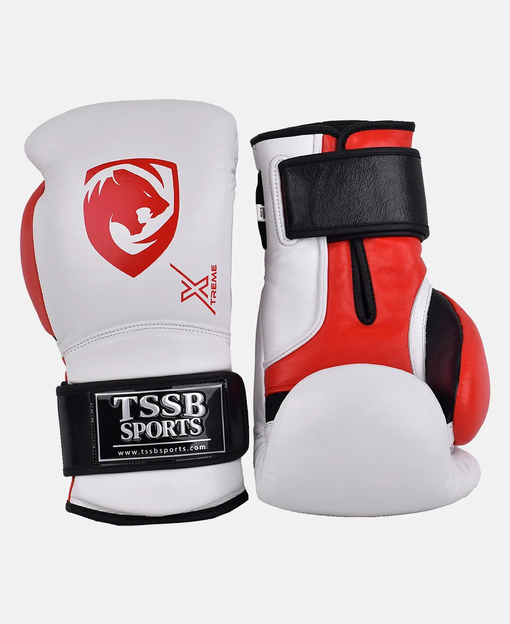 Get White Boxing Gloves – Premium Genuine Leather Training Gloves