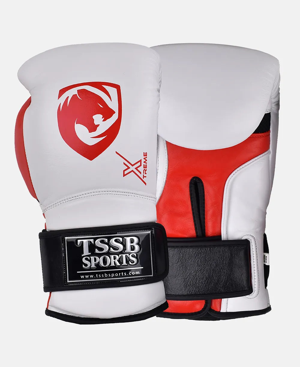 Get White Boxing Gloves – Premium Genuine Leather Training Gloves