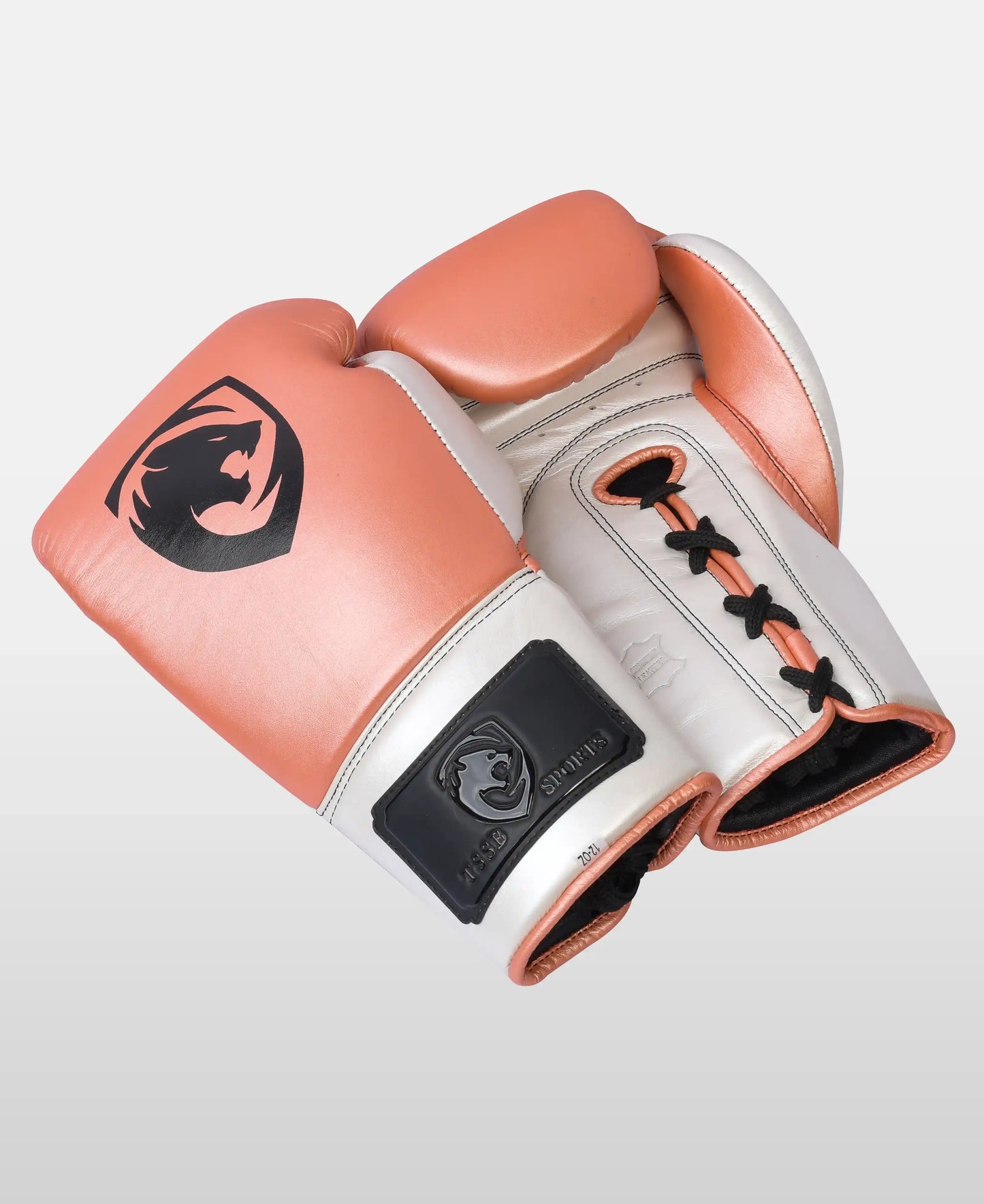 Elite Rose Pearl Leather Fighting Gloves – Durable & Stylish for Boxing