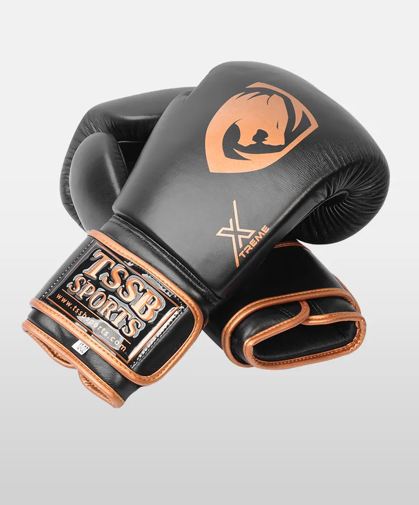 Shop Jet Black Leather Boxing Training Gloves – Plain Texture, Durable Design