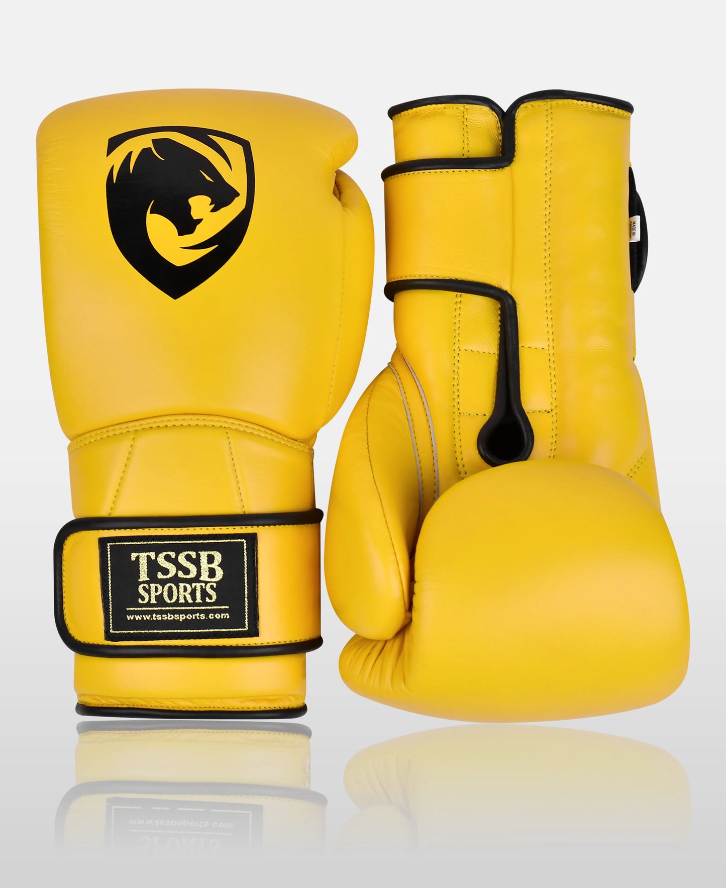 Buy Sun Shine Yellow Leather Gloves – Perfect for Boxing Training