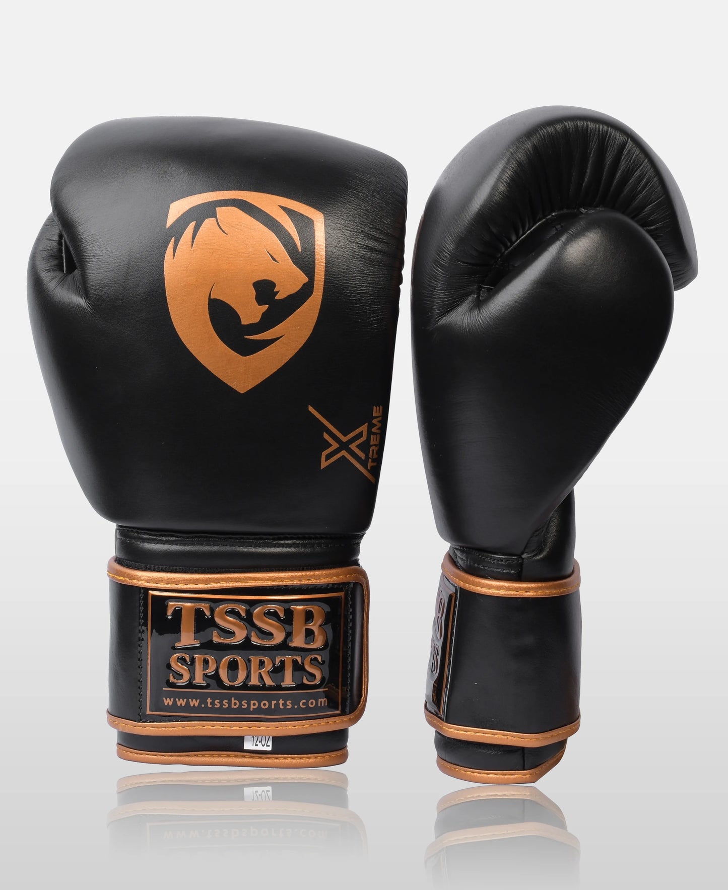 Shop Jet Black Leather Boxing Training Gloves – Plain Texture, Durable Design