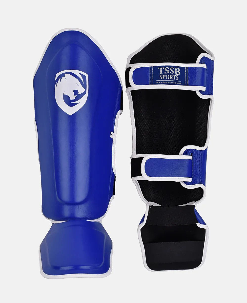 High Impact Shin Guards with Compressive Force Control Technology
