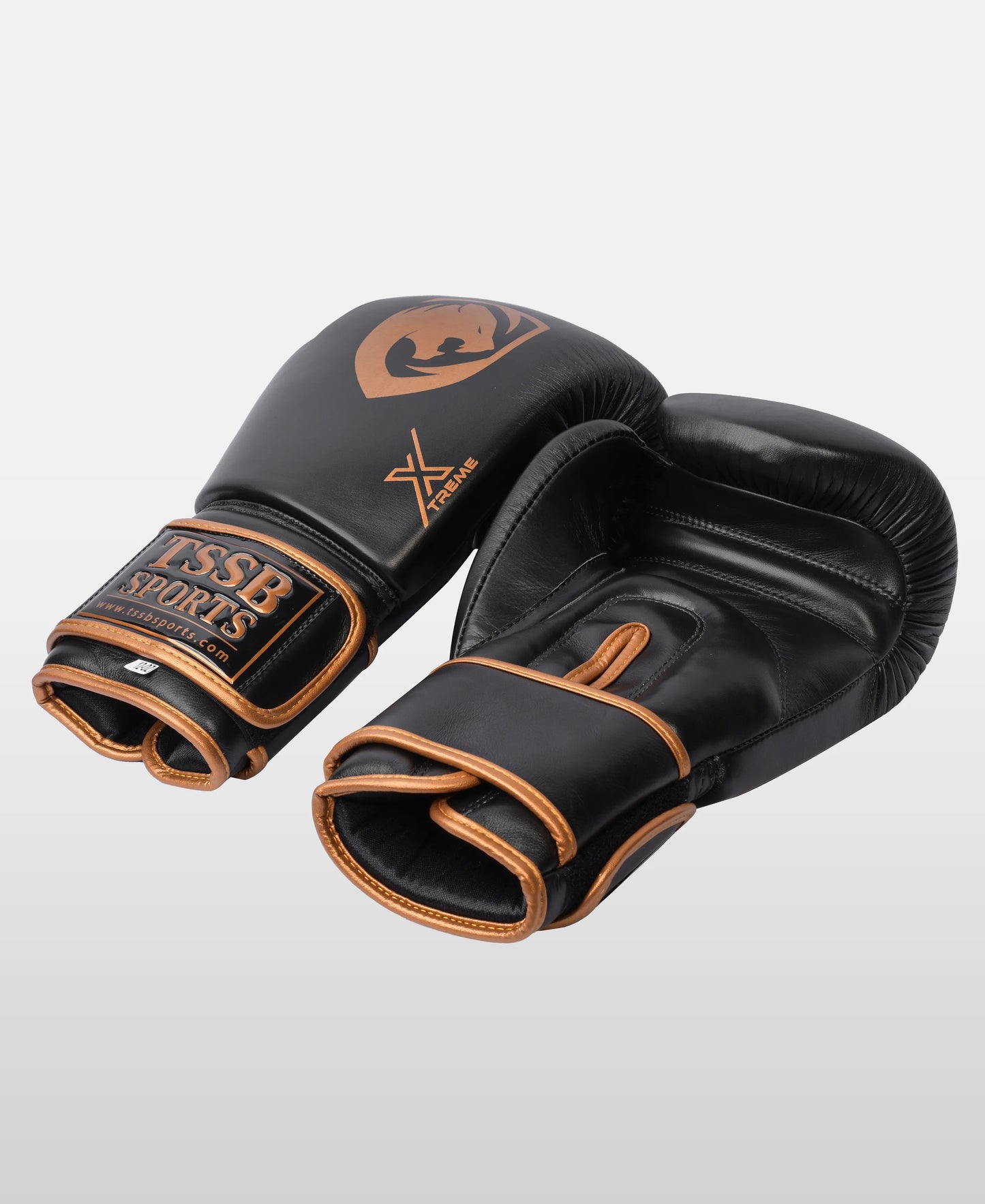 Shop Jet Black Leather Boxing Training Gloves – Plain Texture, Durable Design