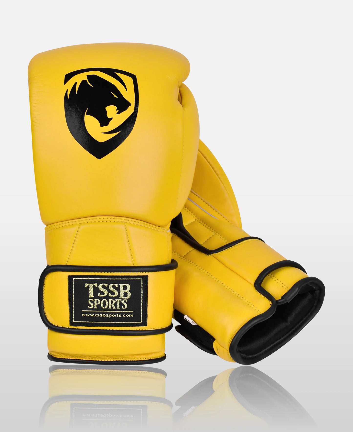 Buy Sun Shine Yellow Leather Gloves – Perfect for Boxing Training