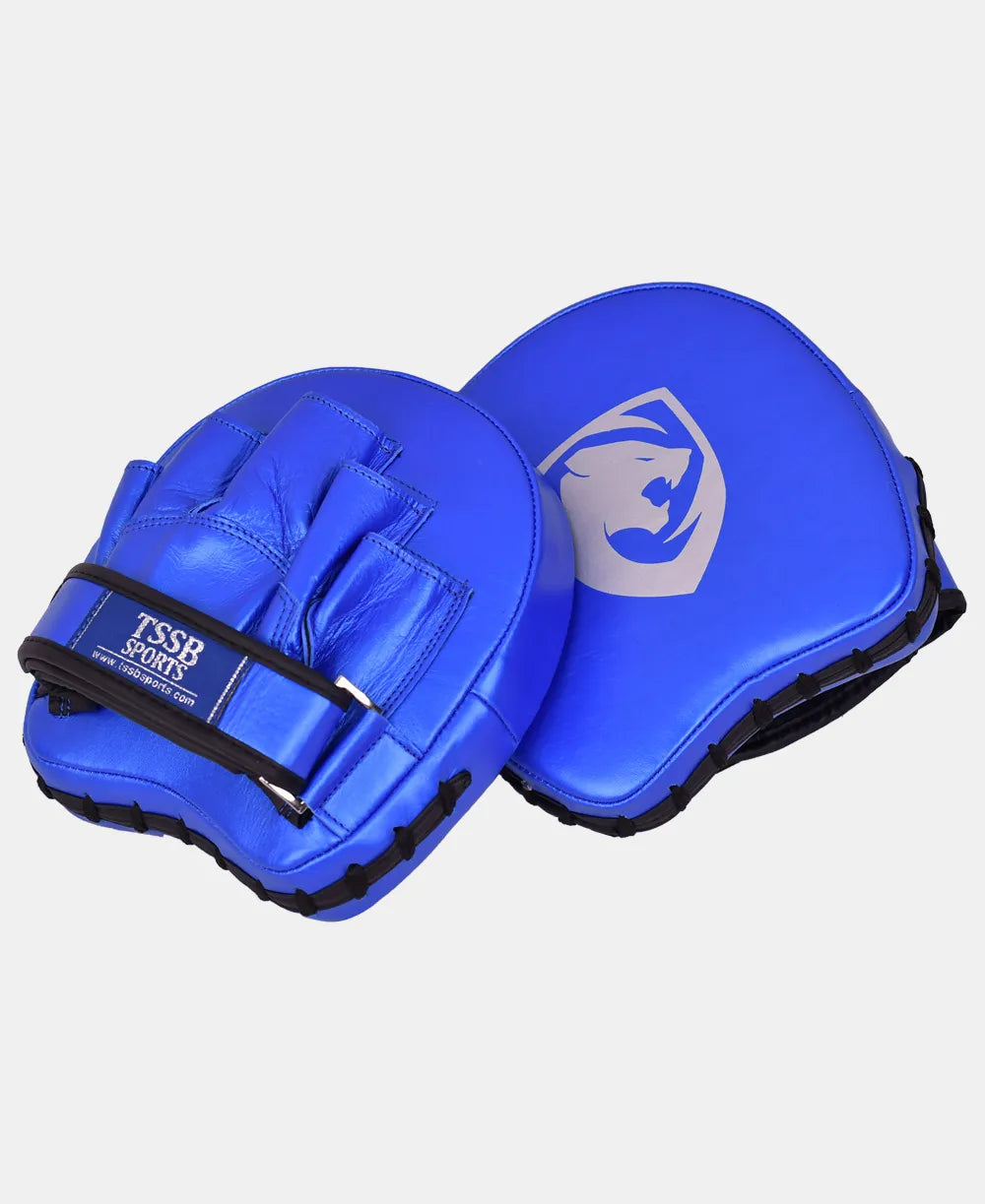 Premium boxing mitts with comfortable wrist support and padding
