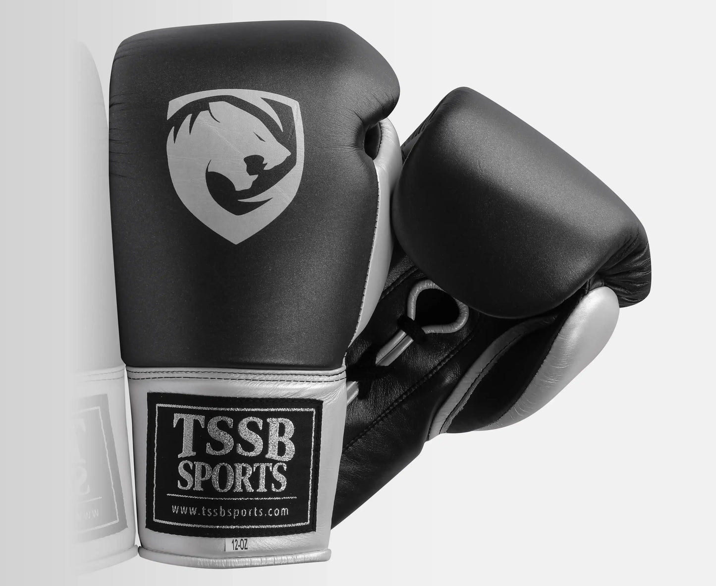 Professional Black Pearl Leather Boxing Gloves – Stylish & High-Performance