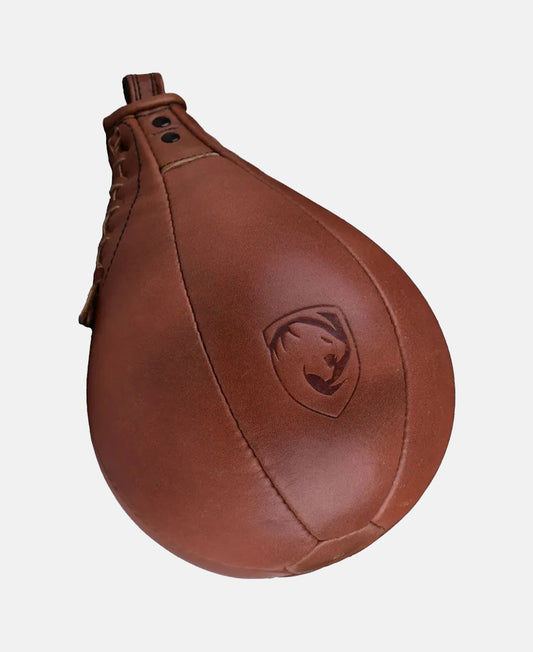 Vintage Leather Speed Bag for Punching Accuracy and Speed Training