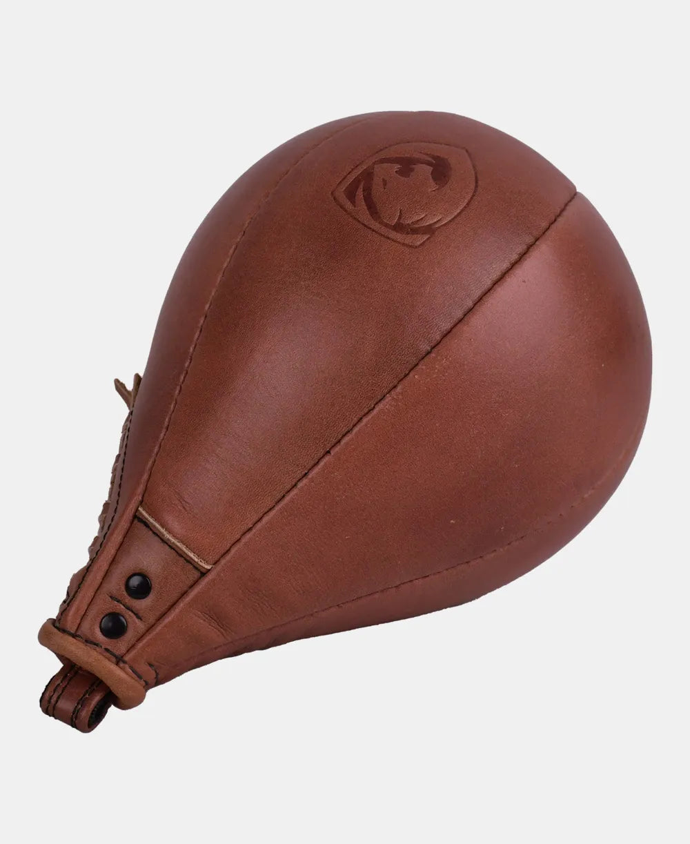 Vintage Leather Speed Bag for Punching Accuracy and Speed Training