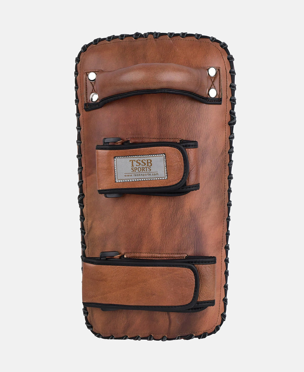Professional Handcrafted Leather Kick Pads for Boxing and Muay Thai