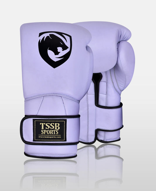 Lavender Leather Training Gloves – Elegant Genuine Leather Build
