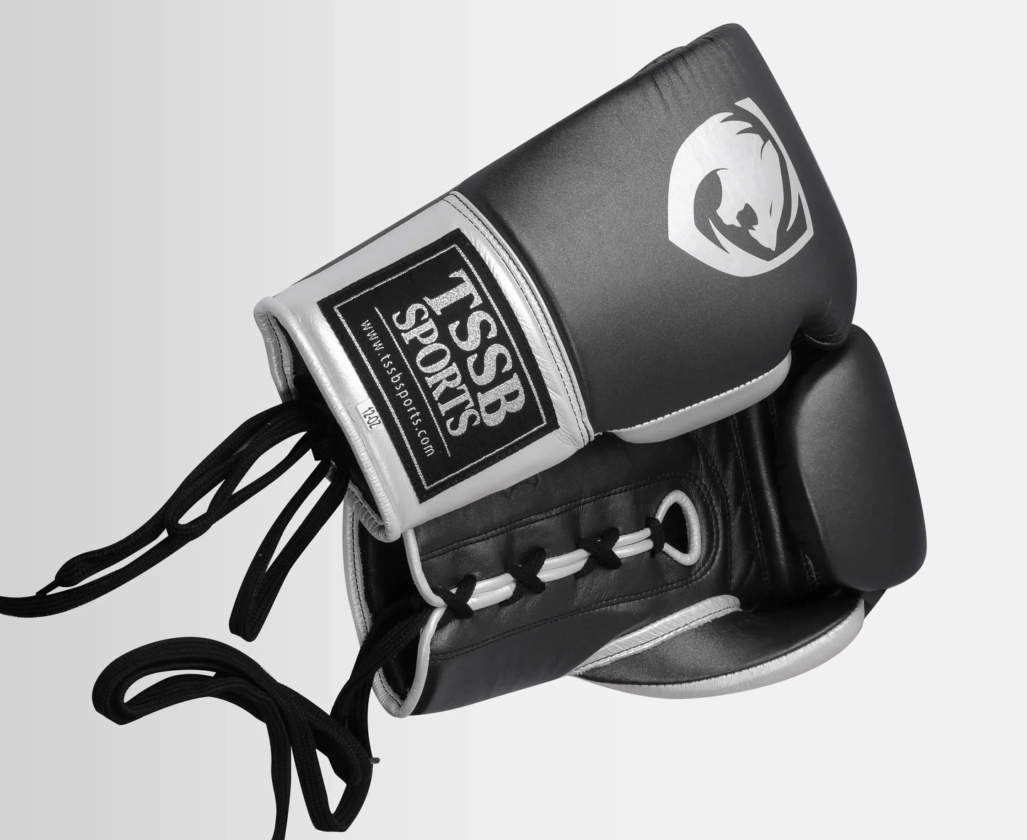 Professional Black Pearl Leather Boxing Gloves – Stylish & High-Performance