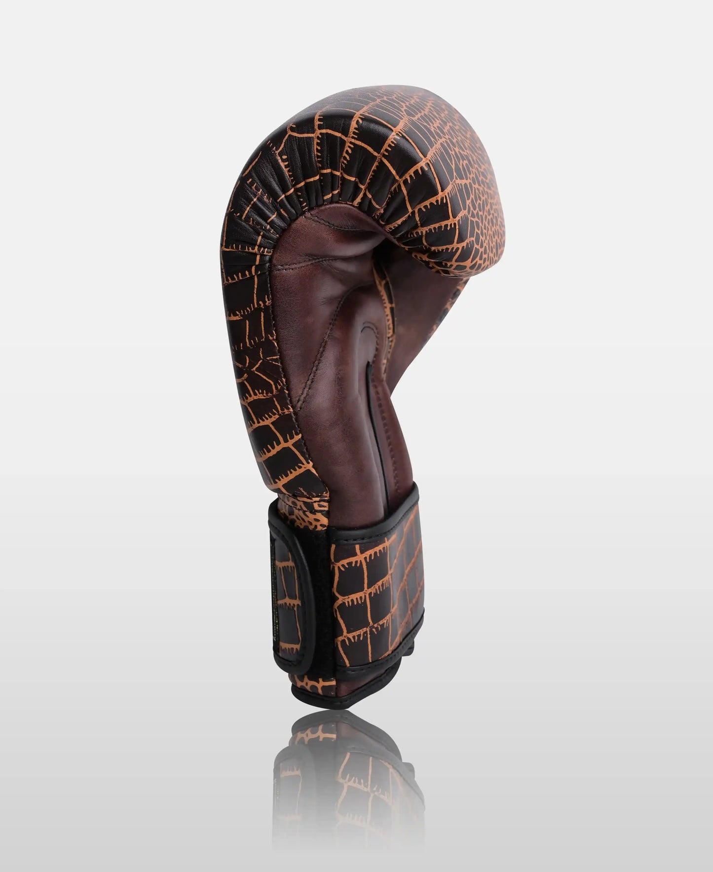Genuine Leather Crocodile Skin Professional Boxing Gloves