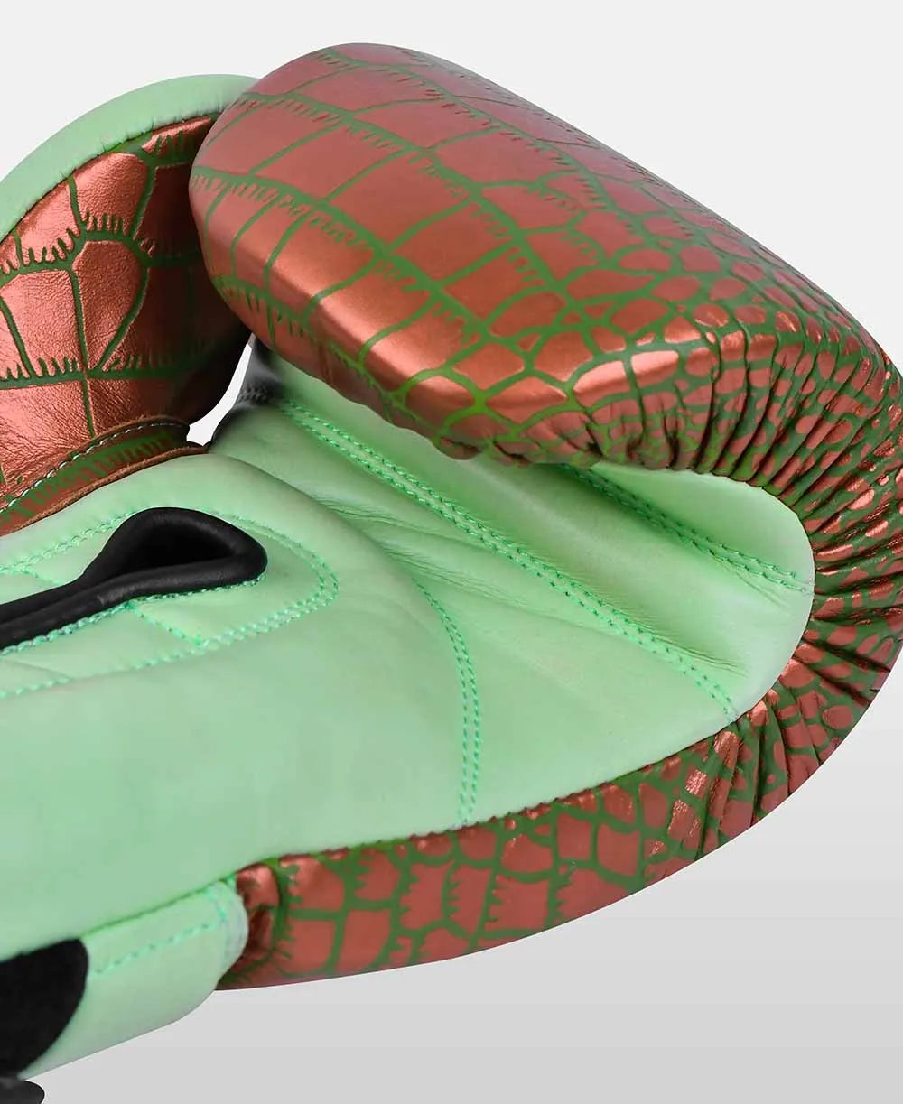Crocodile Texture Pro Boxing Gloves for Men – Premium USA Edition