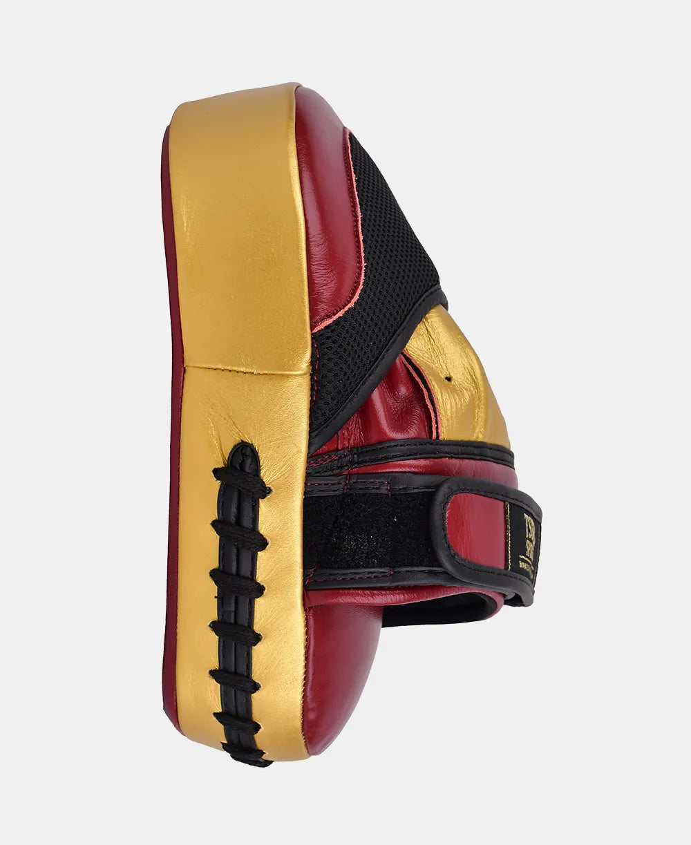 Premium leather focus mitts for accuracy speed and coordination training