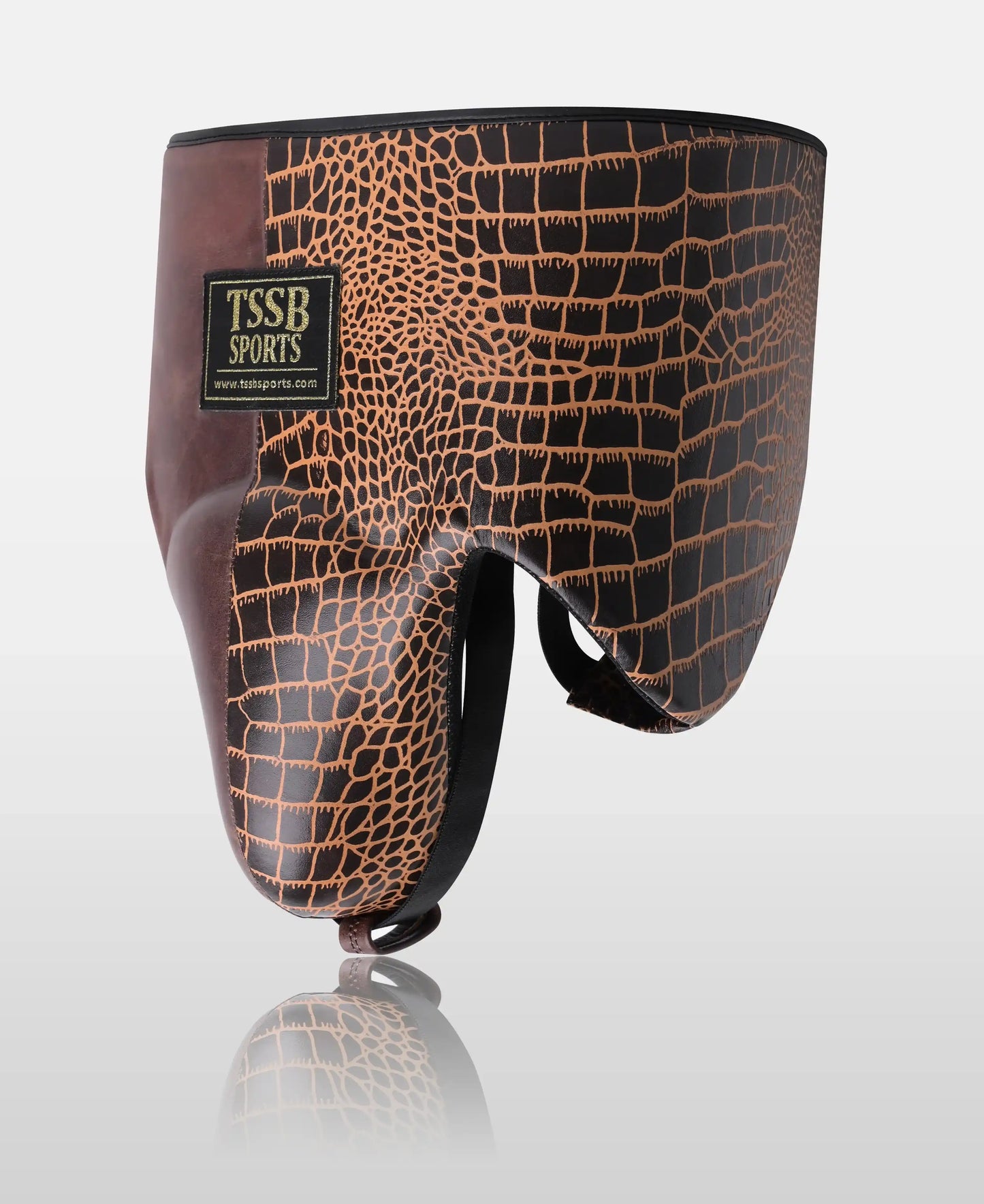 Buy Premium Crocodile Texture Leather Boxing Groin Guards
