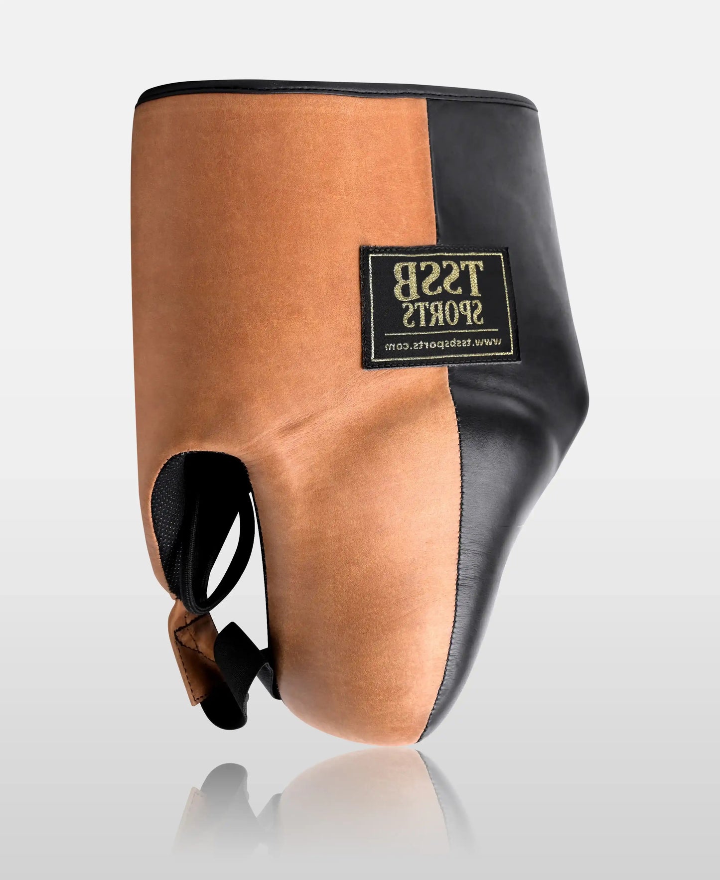 Buy Almond Brown & Aniline Black Boxing Groin Guard