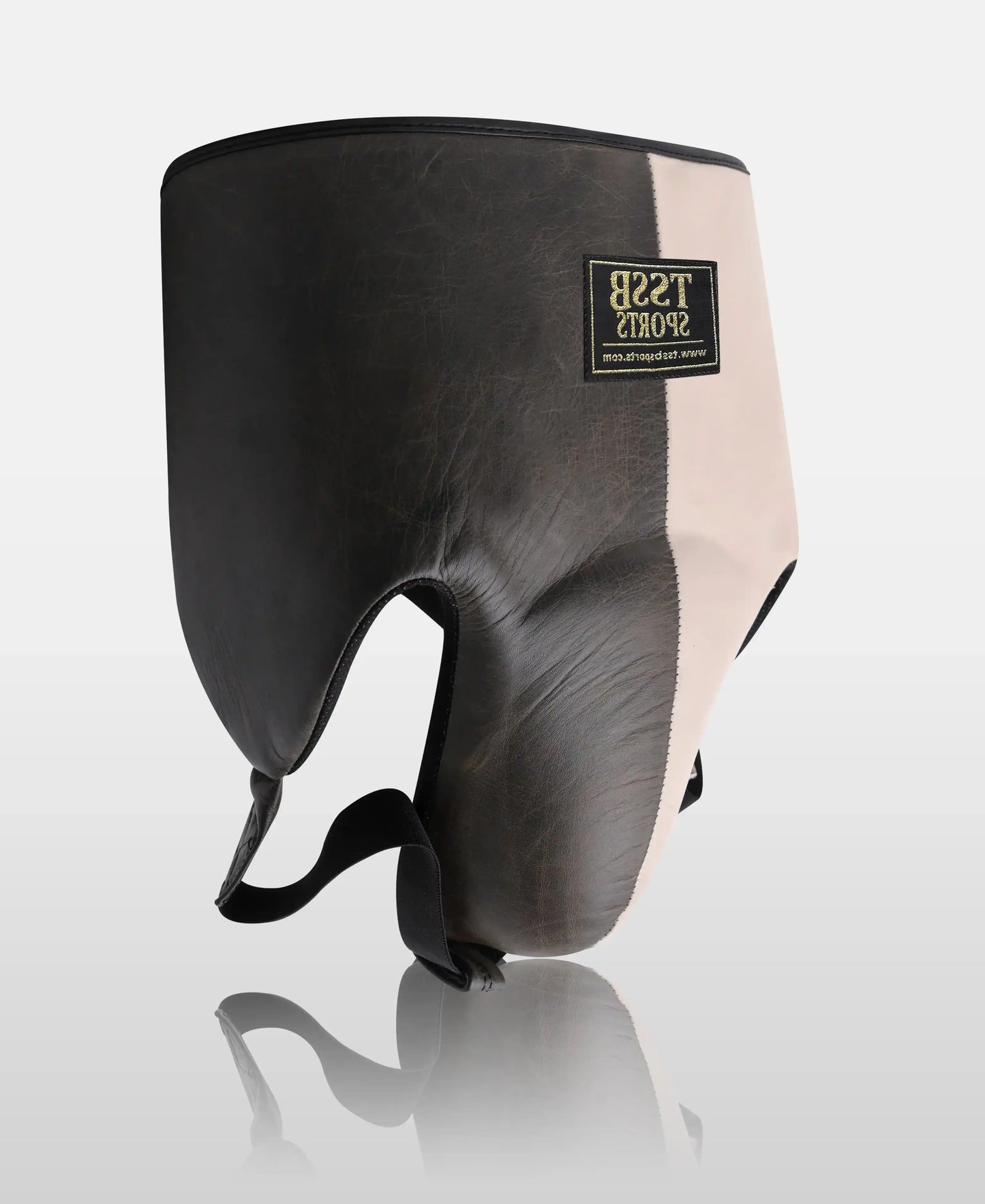 Handcrafted Leather Groin Protector – Cracker Brown & Light Khaki