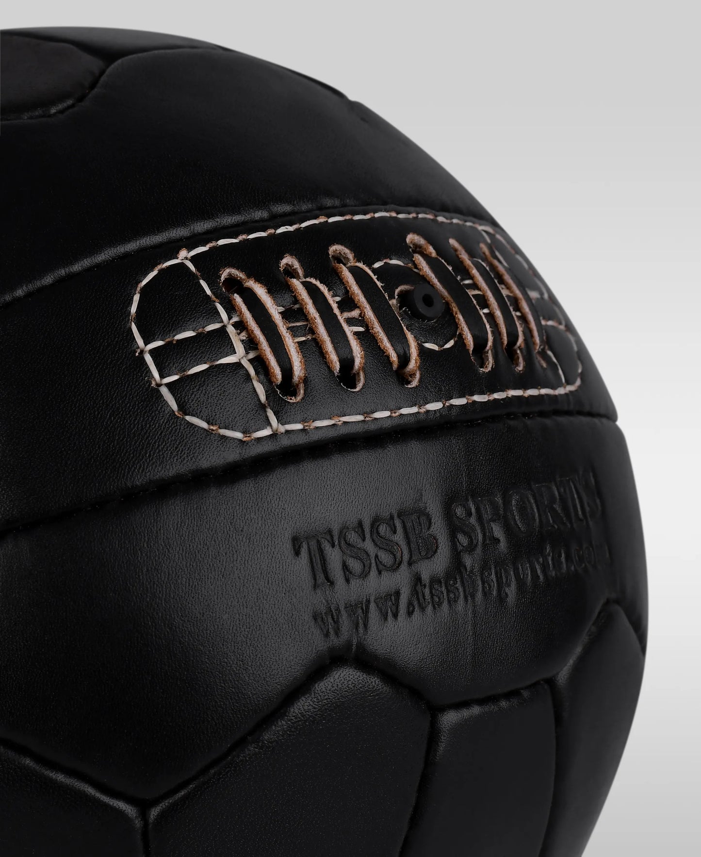 Buy Legendary Futbol Soccer Ball – Natural Black Leather, Special 18x Panels