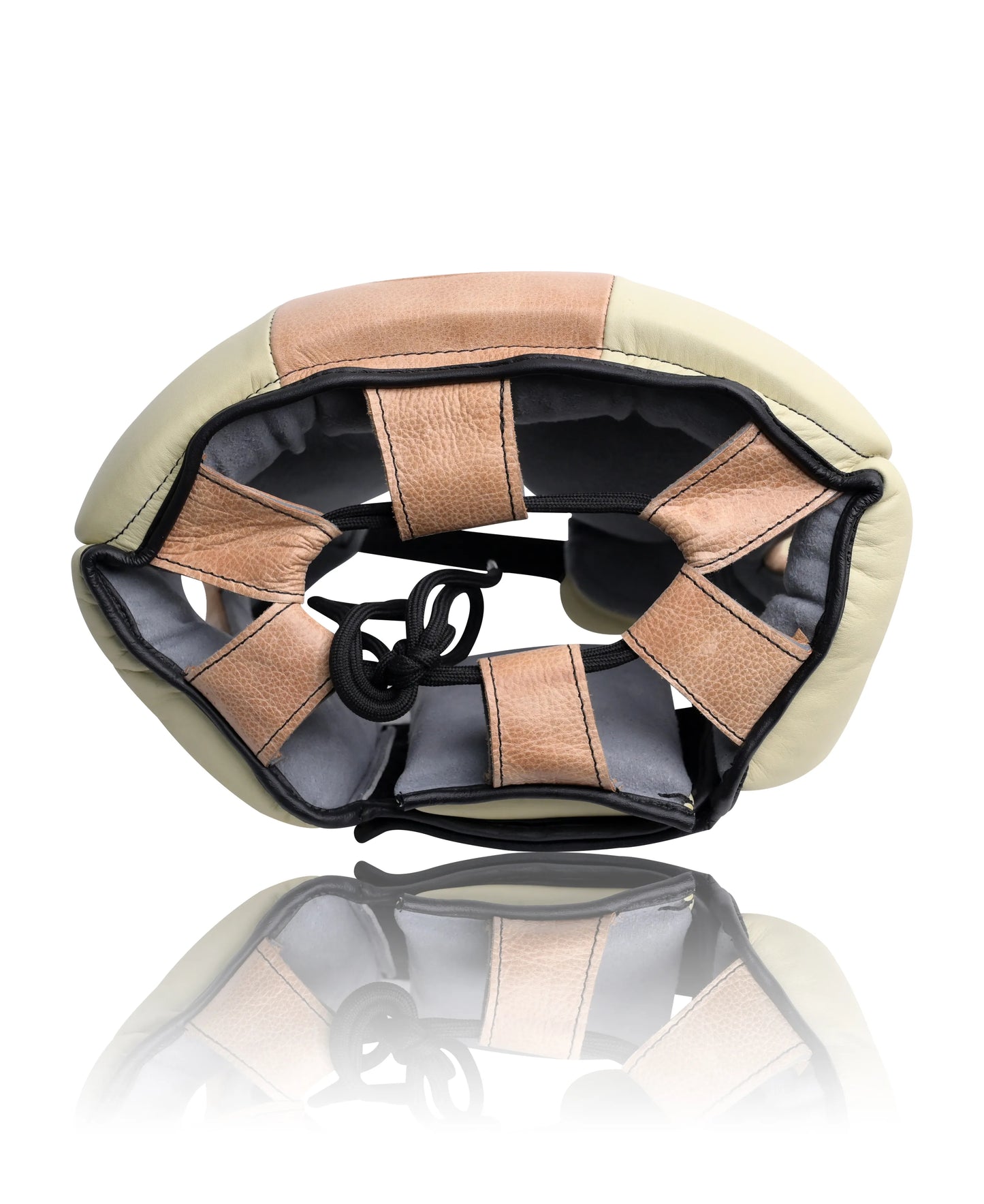 Durable Sage / Tan Sparring Head Guard for Boxing & Kickboxing
