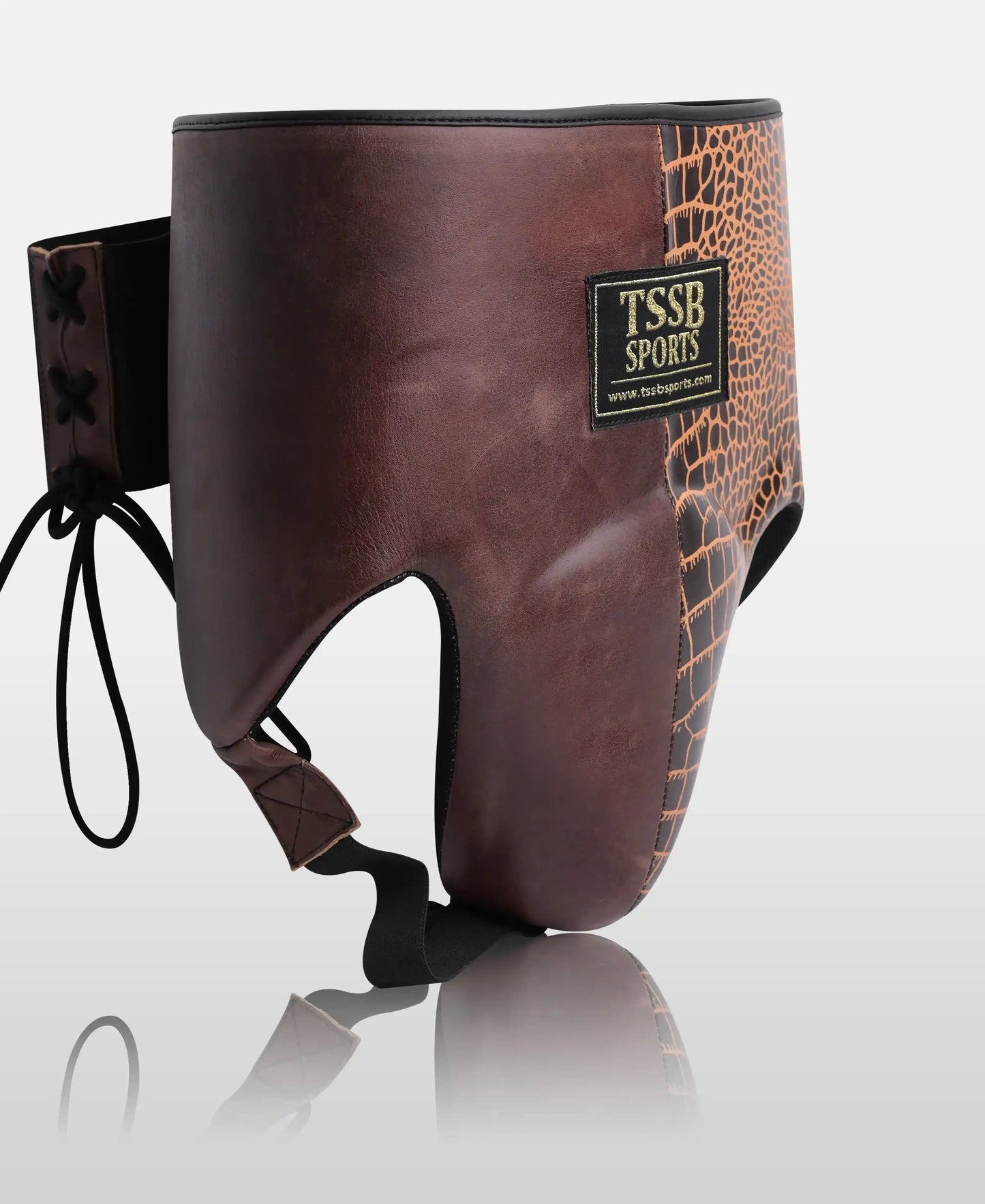 Buy Premium Crocodile Texture Leather Boxing Groin Guards