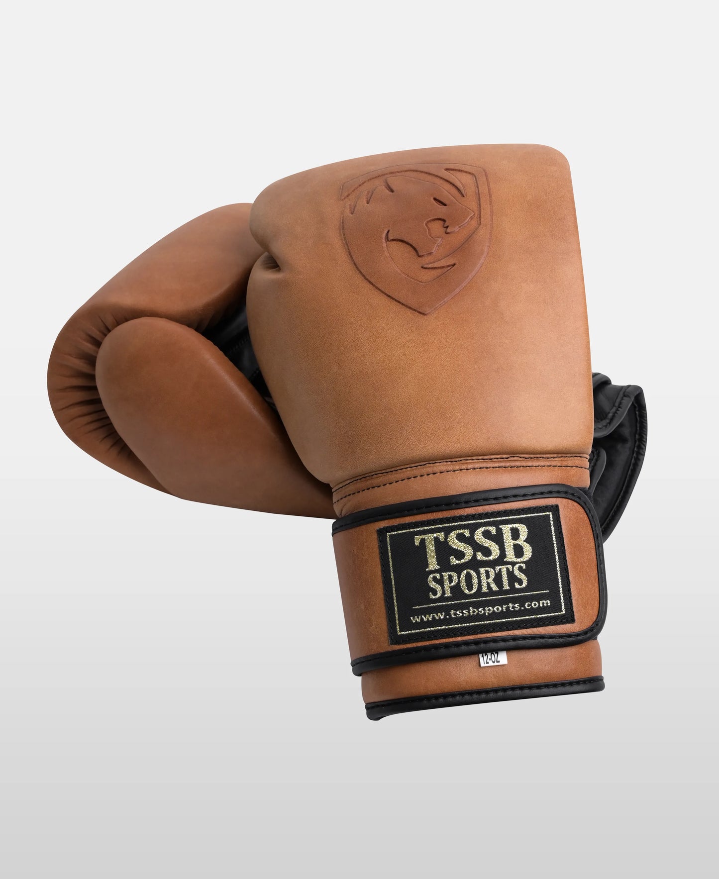Limited Edition Khaki × Aniline Black Genuine Leather Sparring Gloves