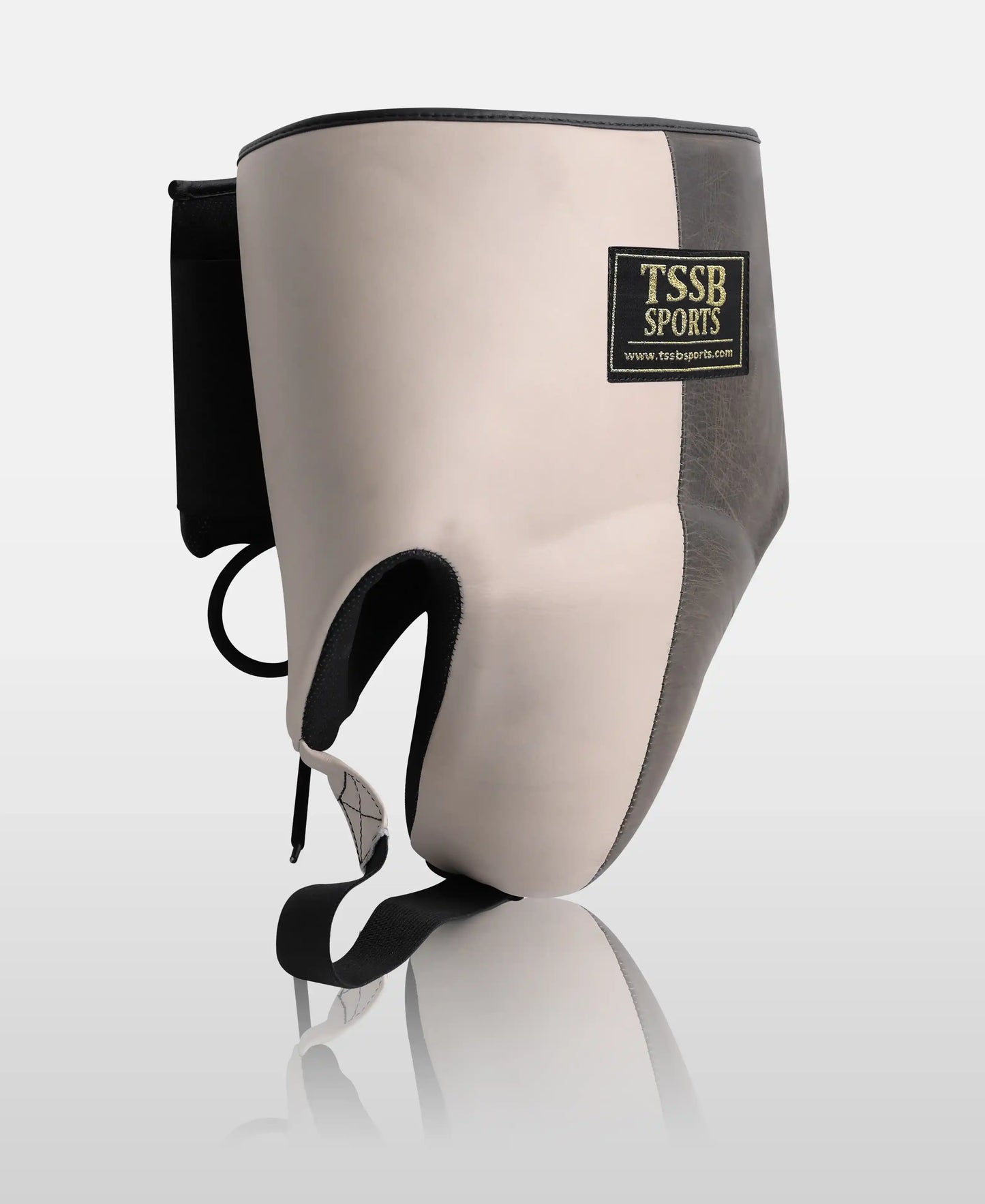 Handcrafted Leather Groin Protector – Cracker Brown & Light Khaki