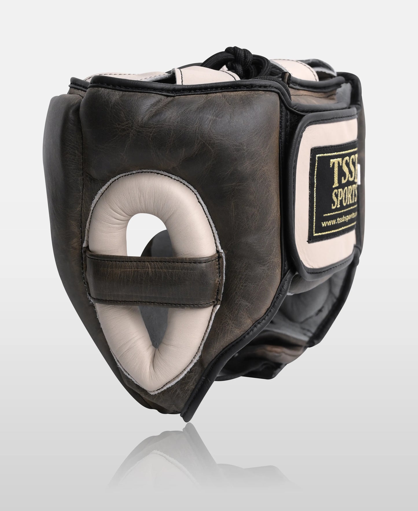 Cracker Crunch Leather Kickboxing Head Guard – Sparring & Training