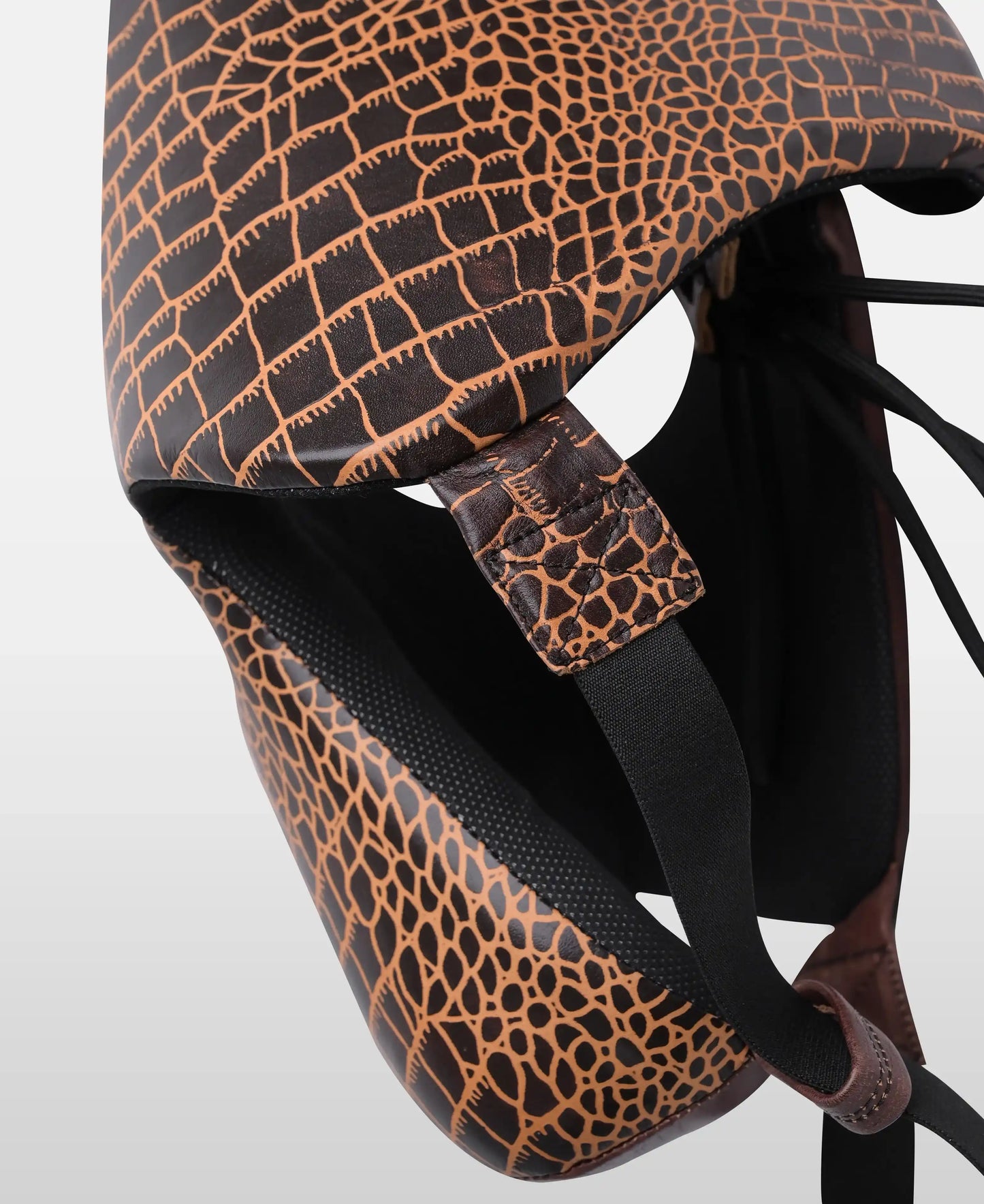 Buy Premium Crocodile Texture Leather Boxing Groin Guards