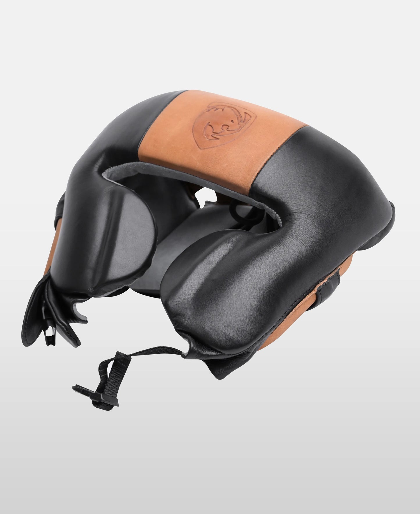 Elite Performance Boxing Headgear – Black & Almond Brown