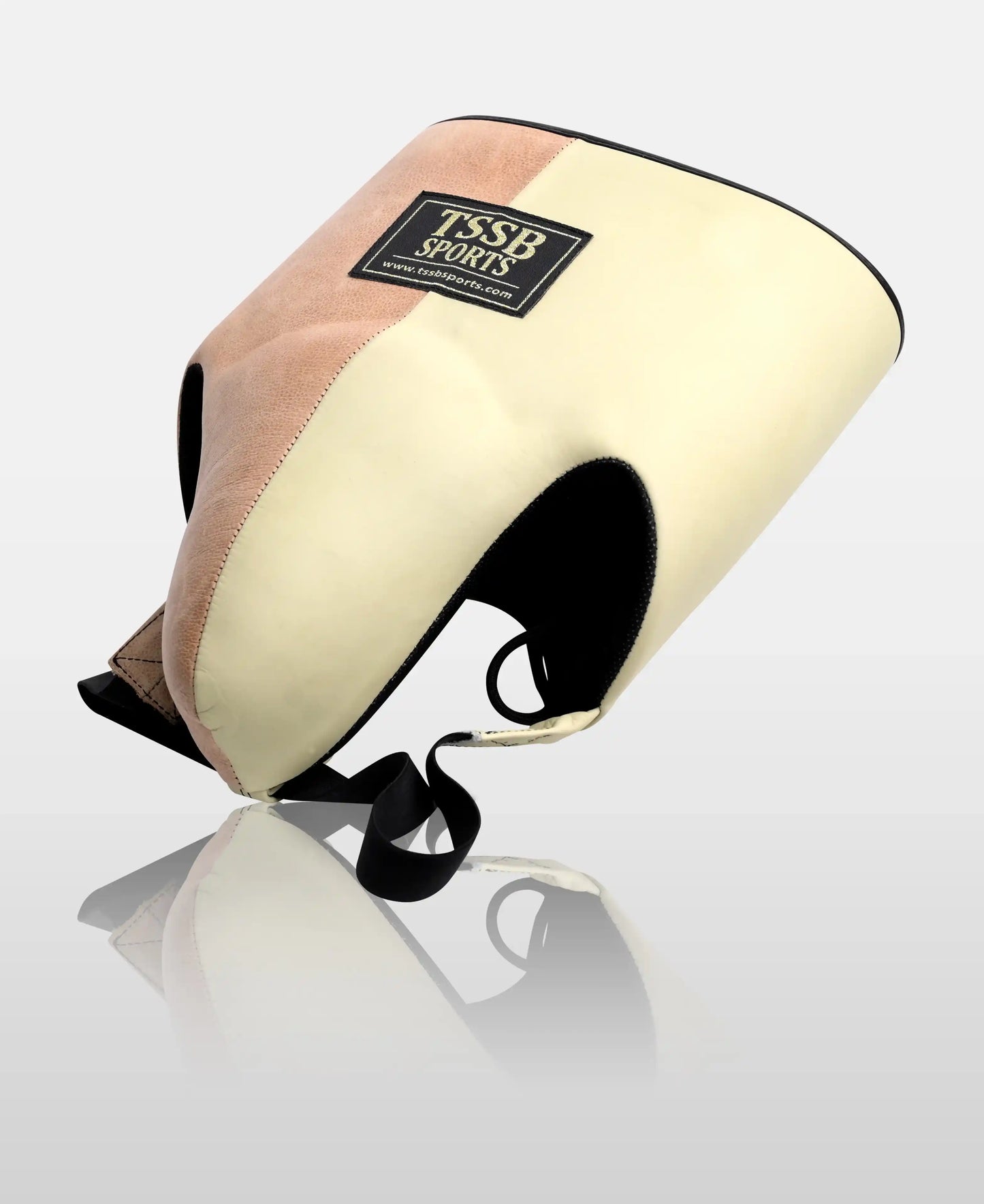 Premium MMA Groin Guard – Light Cream & Almond Brown Edition