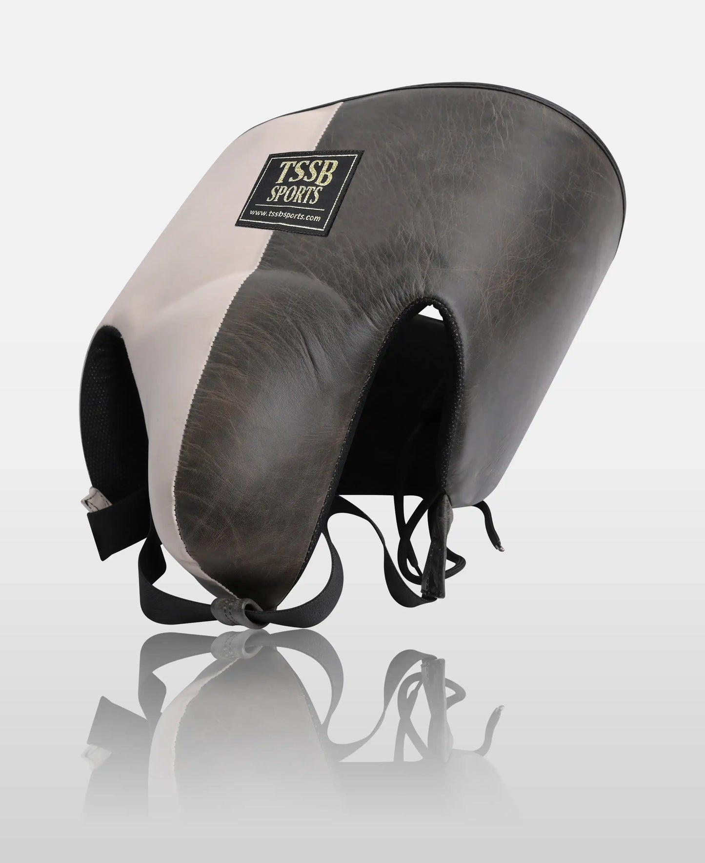 Handcrafted Leather Groin Protector – Cracker Brown & Light Khaki