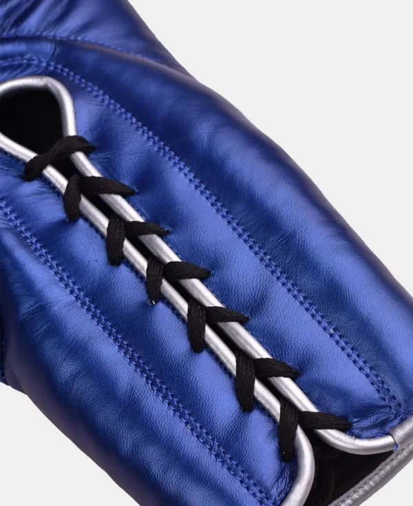 Royal Blue Lace up Training Boxing Gloves TSSB P1